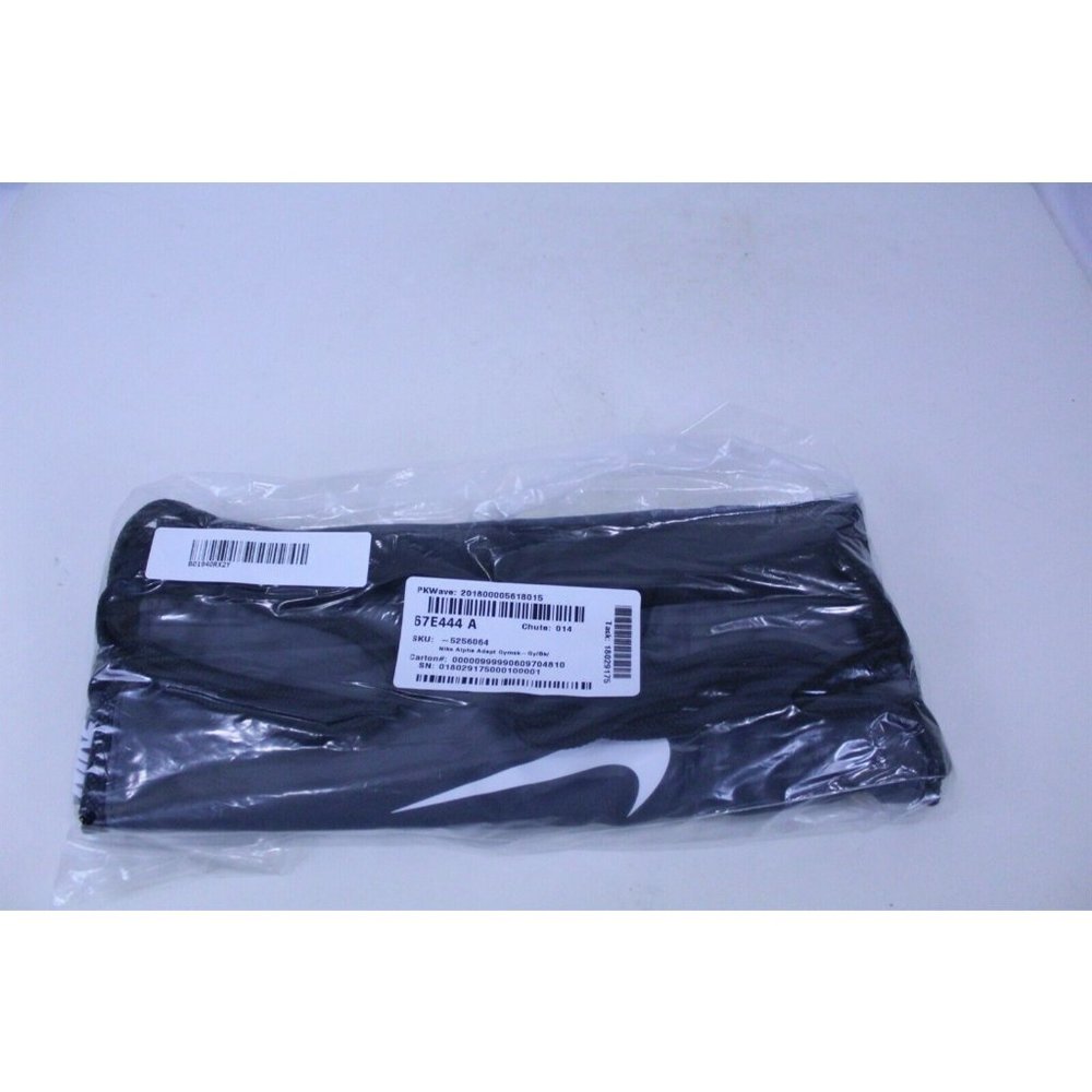 Nike Unisex Training Alpha Adapt Gym Sack Steel Grey / Black Outside Zip Pocket - Picture 3 of 9